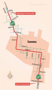 Caltrans project map