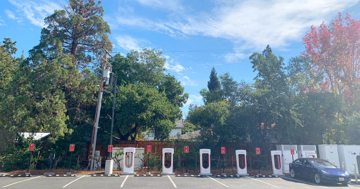 Tesla Charging Station Opens at the Sonoma Community Center