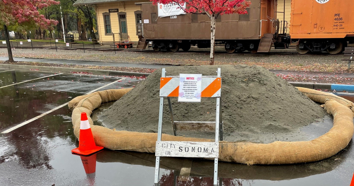 Free sand at Depot Park