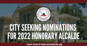 City seeking nominations for 2022 Honorary Alcalde