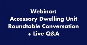 ADU Webinar