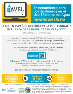 QWEL Training Flyer