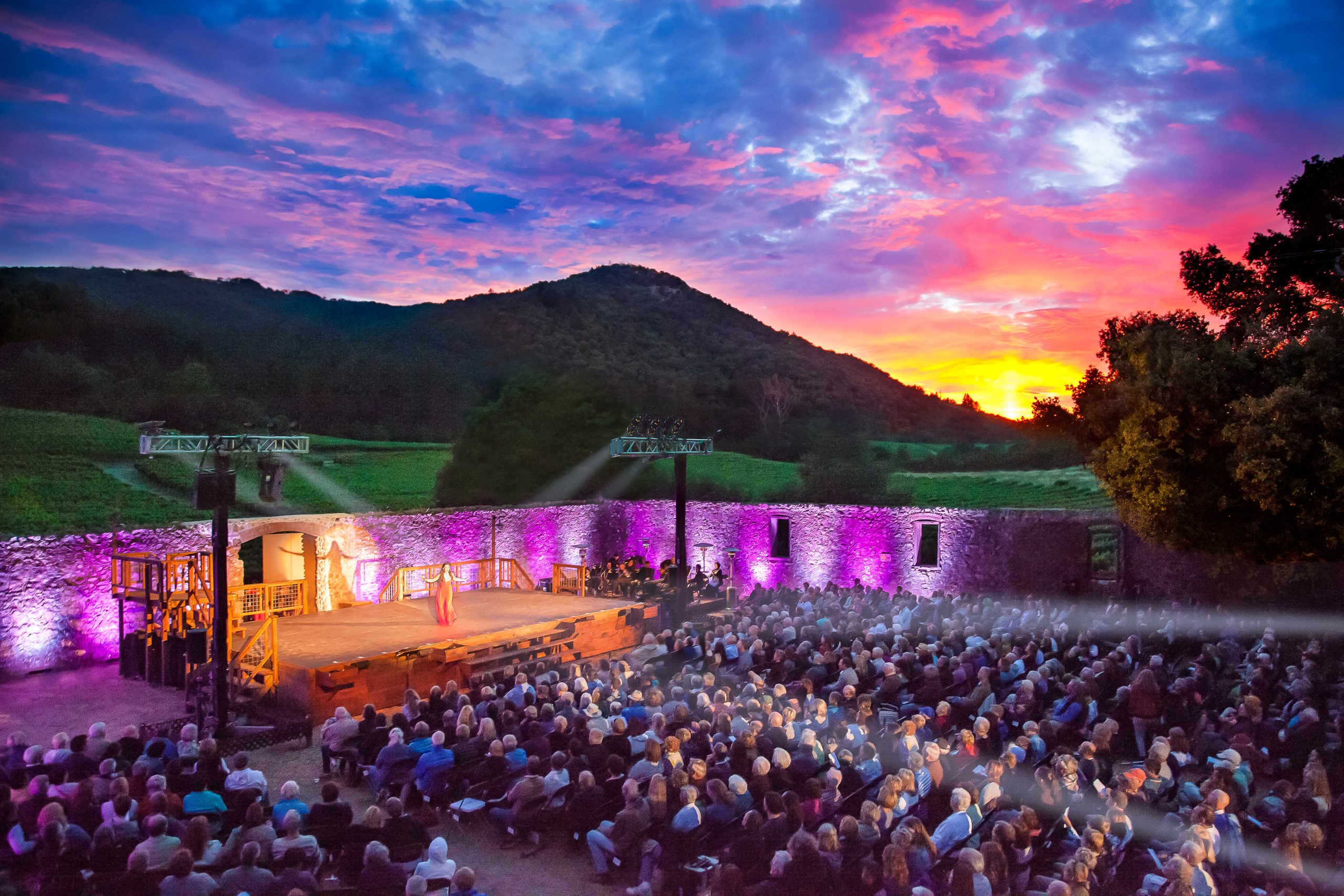 Photo of outdoor performance.