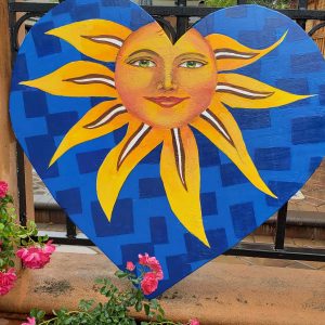 Pat's contribution to the HeART of Sonoma installation: "The Sun Shines on Us All".