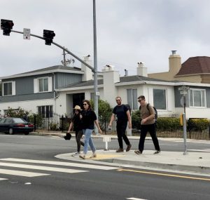 Pedestrian Beacon on Sloat Blvd. in San Francisco