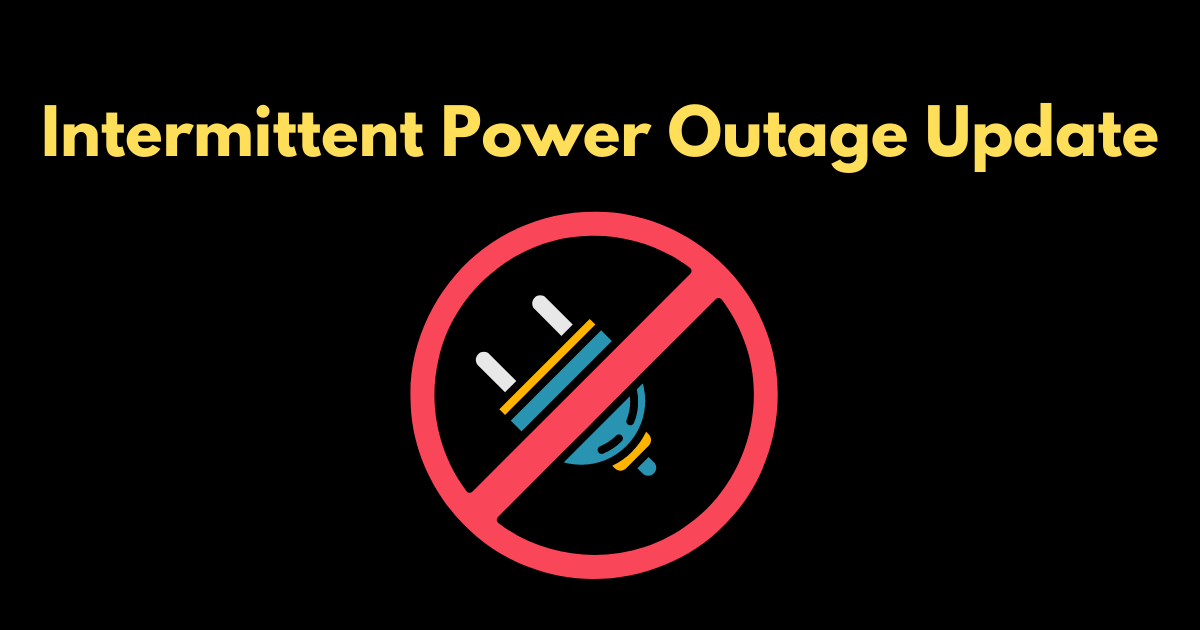 Intermittent Power Outage Update City of Sonoma