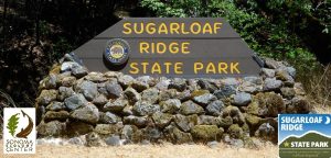 Entry sign to Sugarloaf Ridge State Park