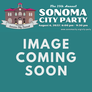 Image placeholder with Sonoma City Party branding.