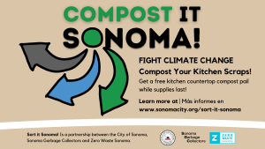 Graphic promoting Composting