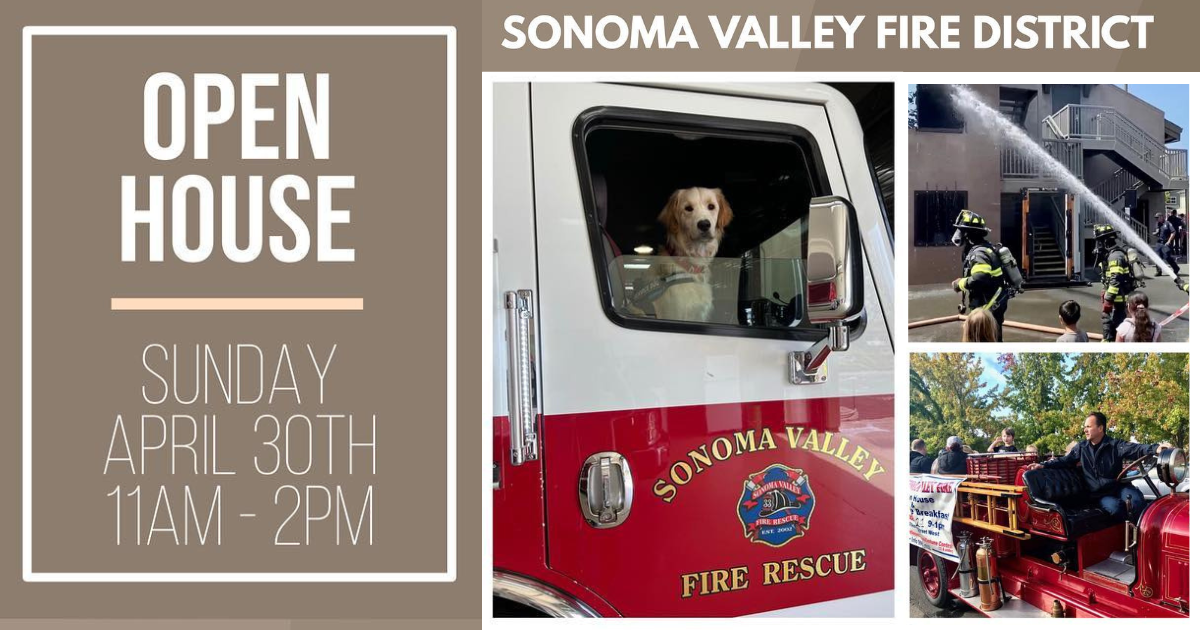 Sonoma Valley Fire District Open House on April 30, 2023