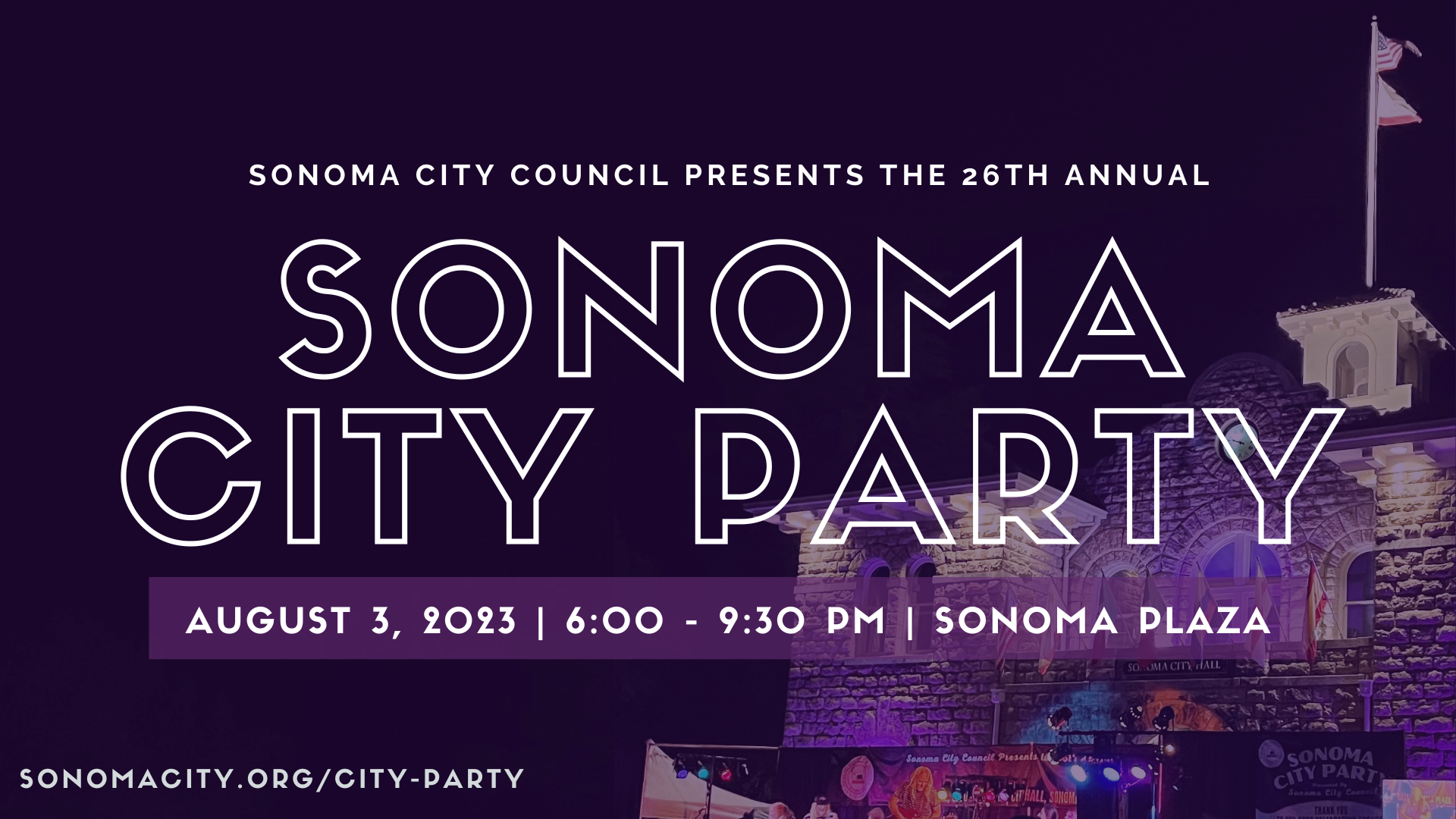 Sonoma City Party City of Sonoma