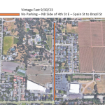 Map of parking restrictions.