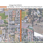 Map of parking restrictions.