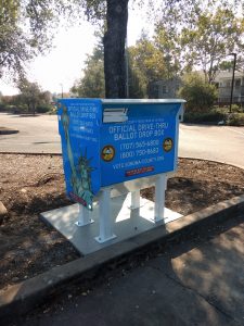 Ballot Drop Box at Sonoma Valley Regional Library