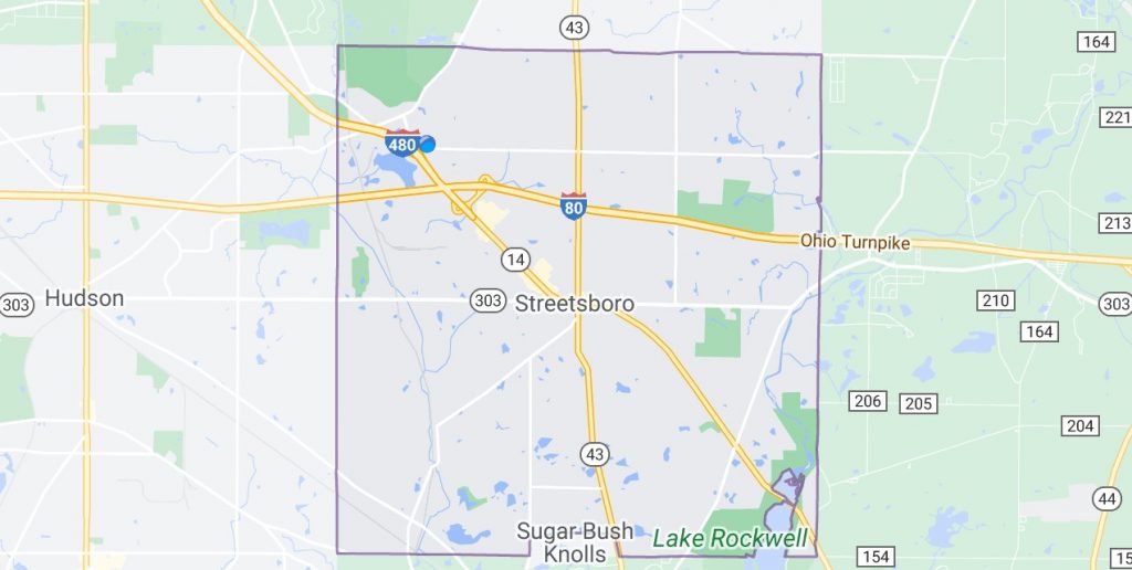 Google Map Of Streetsboro 1024x516 