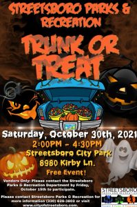 2021 Trunk or Treat Flyer