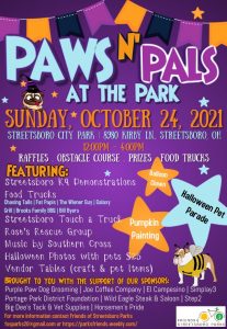 Paws N' Pals at the Park 2021