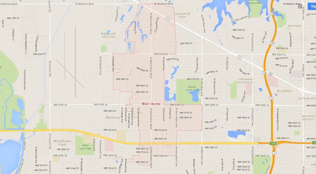 City Maps City of Warr Acres