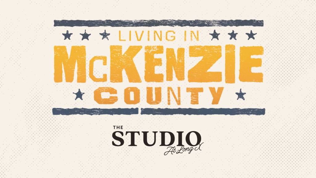 Copy of LMC Widescreen Pod Artwork Living in McKenzie County Logo