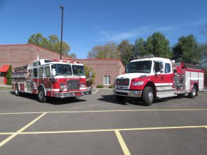 Two Fire Trucks