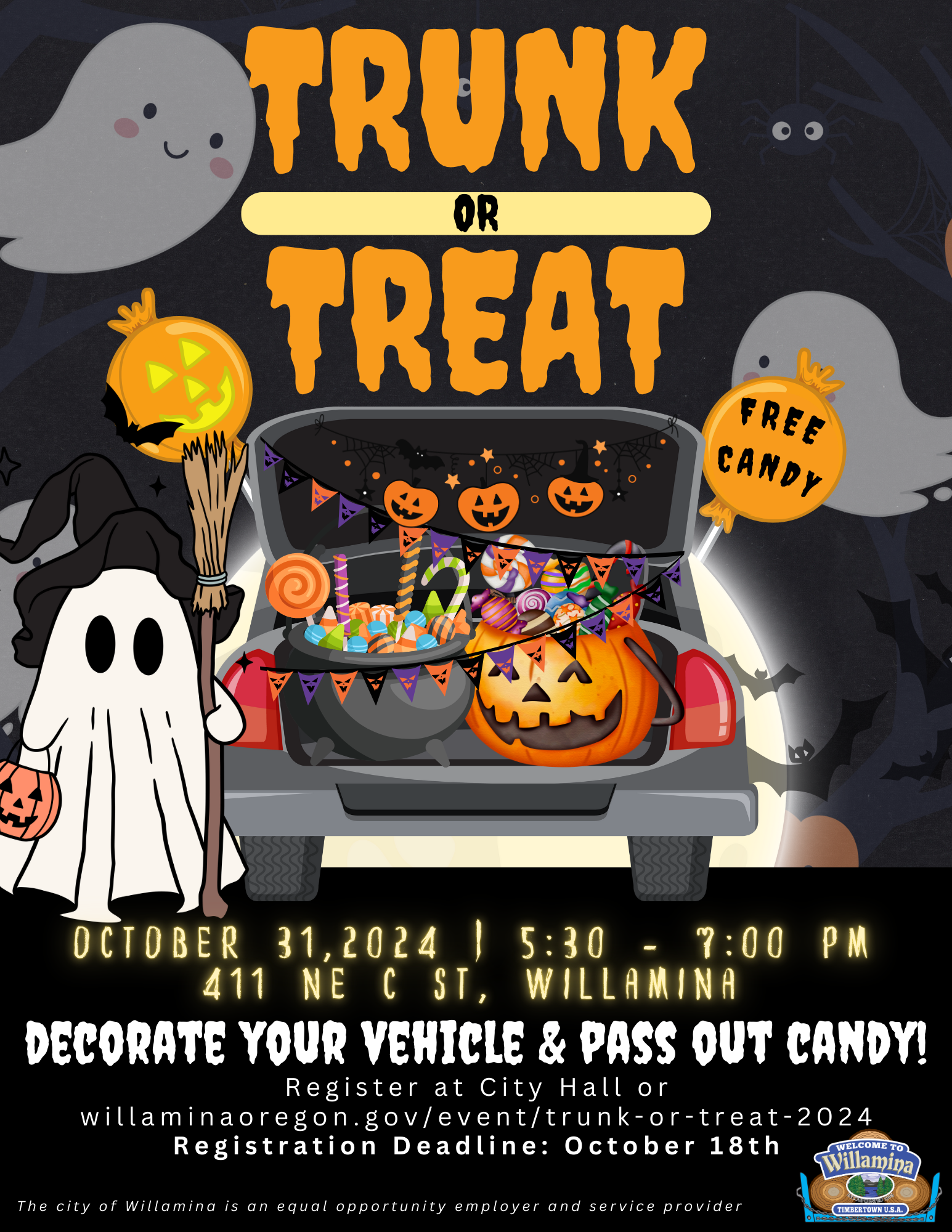 Trunk or treat flyer