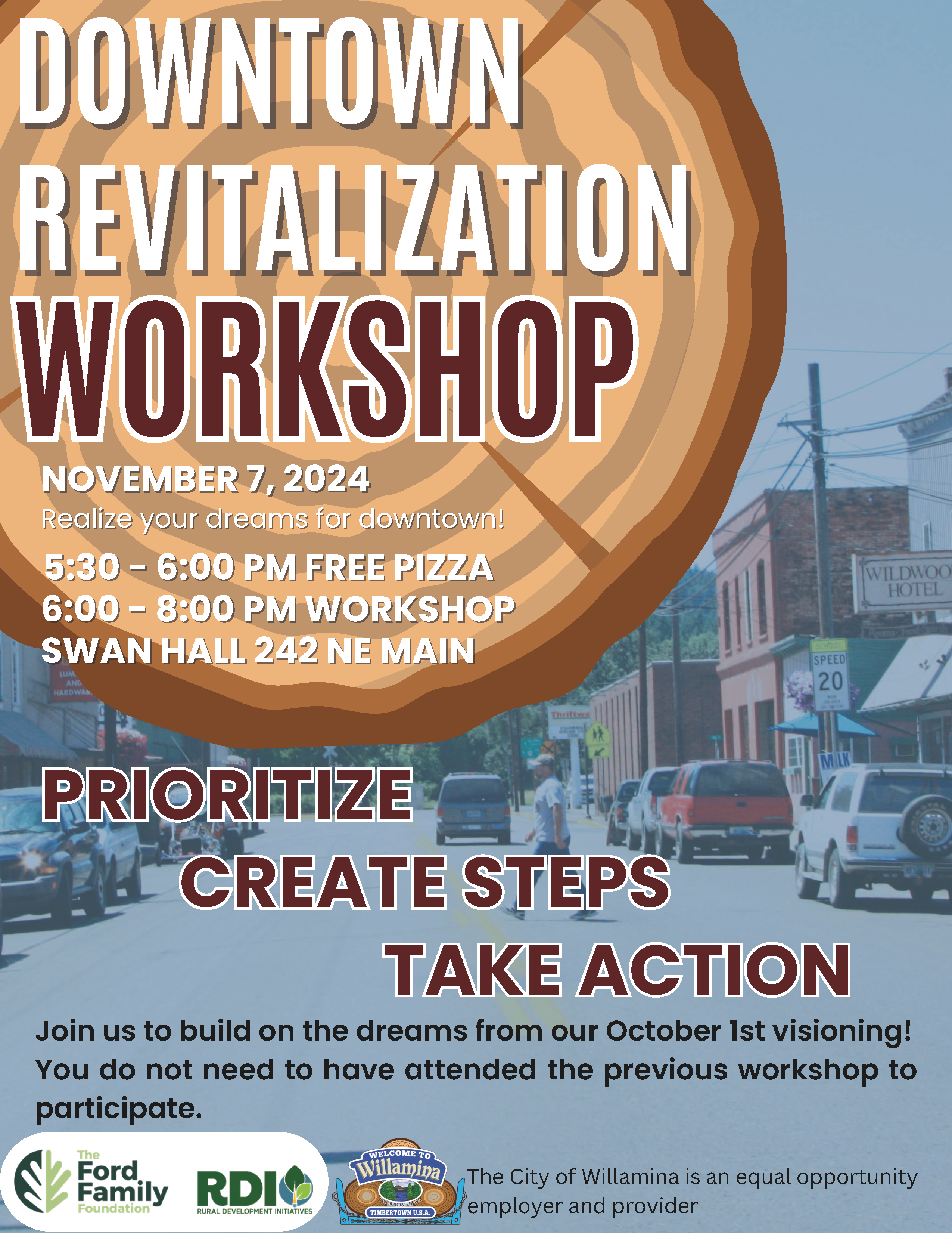 Visioning workshop flyer