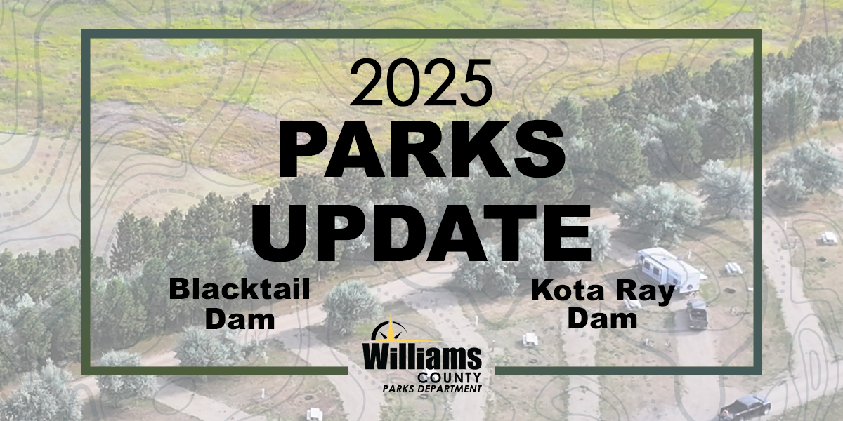 2025 Parks Update Blacktail Dam Kota Ray Dam