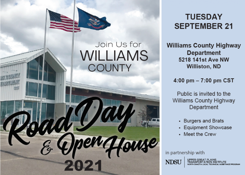 Williams County Highway to host 2021 County Road Day Williams County ND Williams County Highway to host 2021 County Road Day Williams County ND
