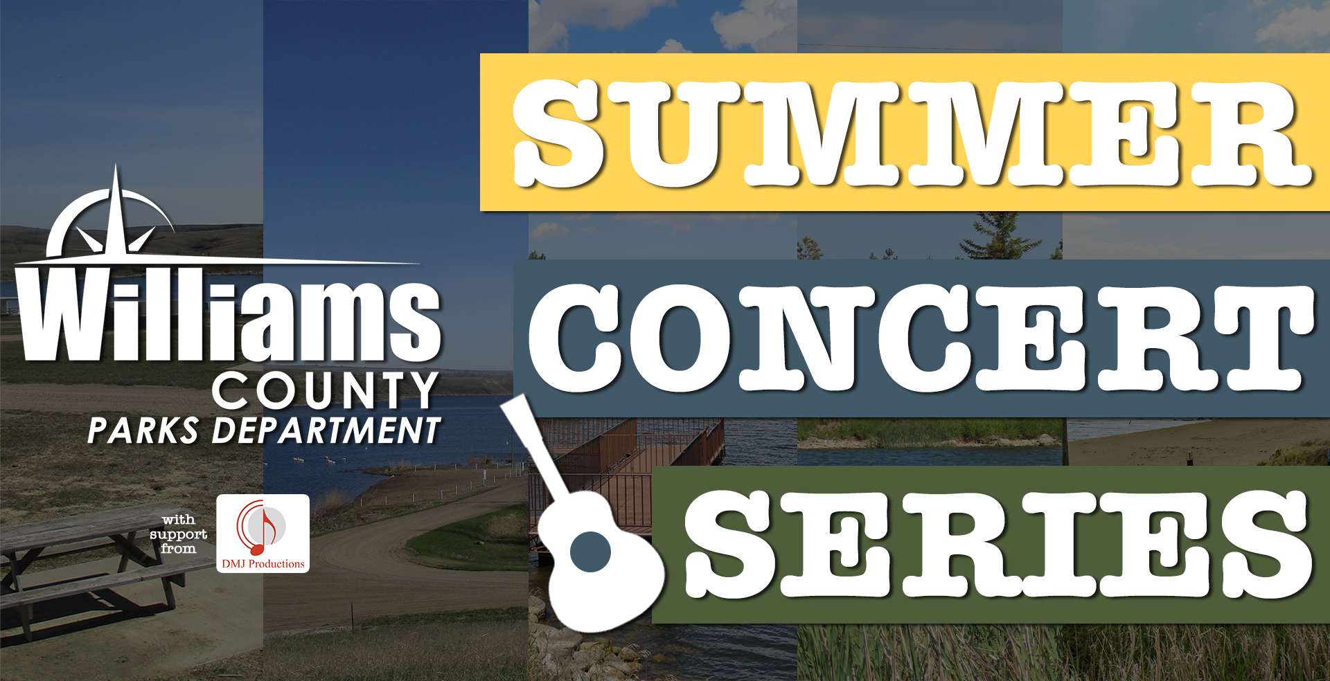 Summer Concert Series with Williams County logo