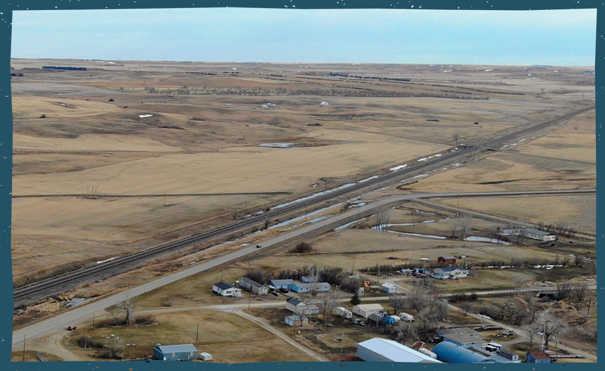 Aerial view of the city of Springbrook