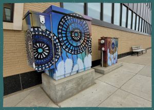 Decorated electrical boxes