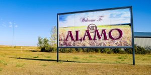Welcome to Alamo Town Sign