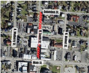 Street map for N South Street