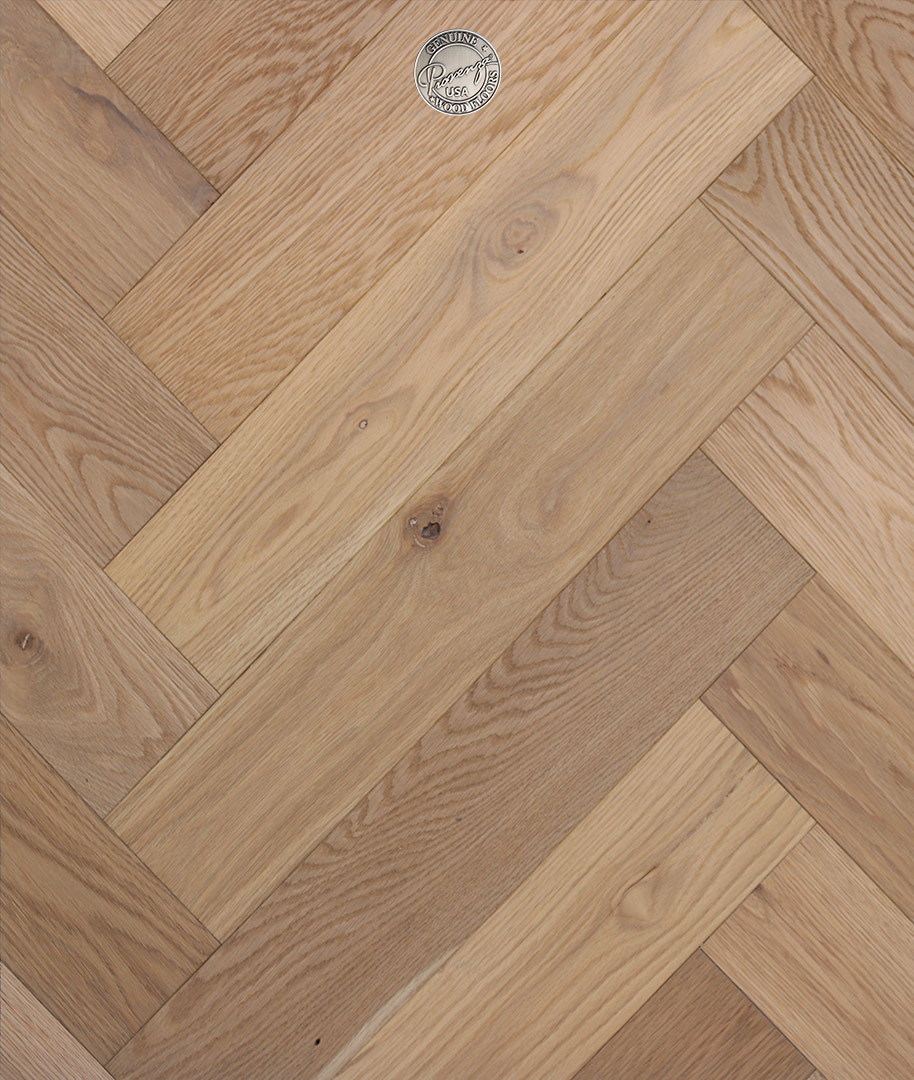 Herringbone - White Rustic Oak LVT Flooring