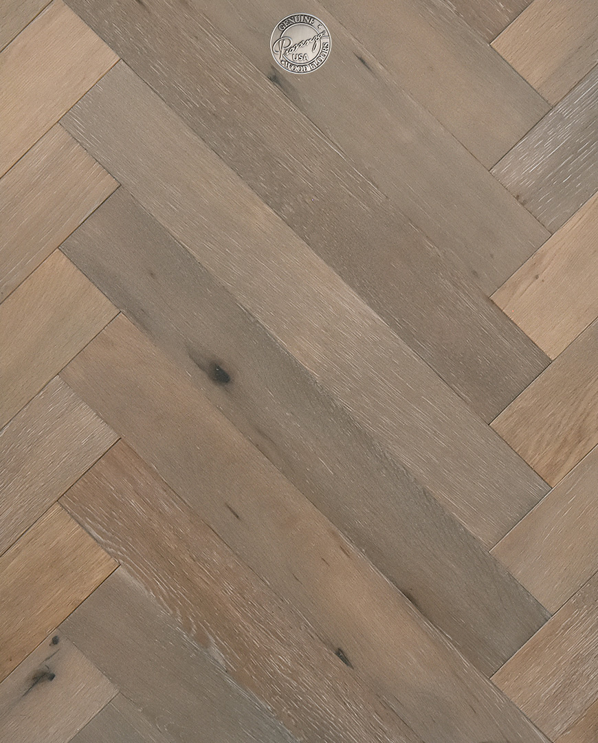 Earth Grey Herringbone Oak Waterproof LVT Flooring