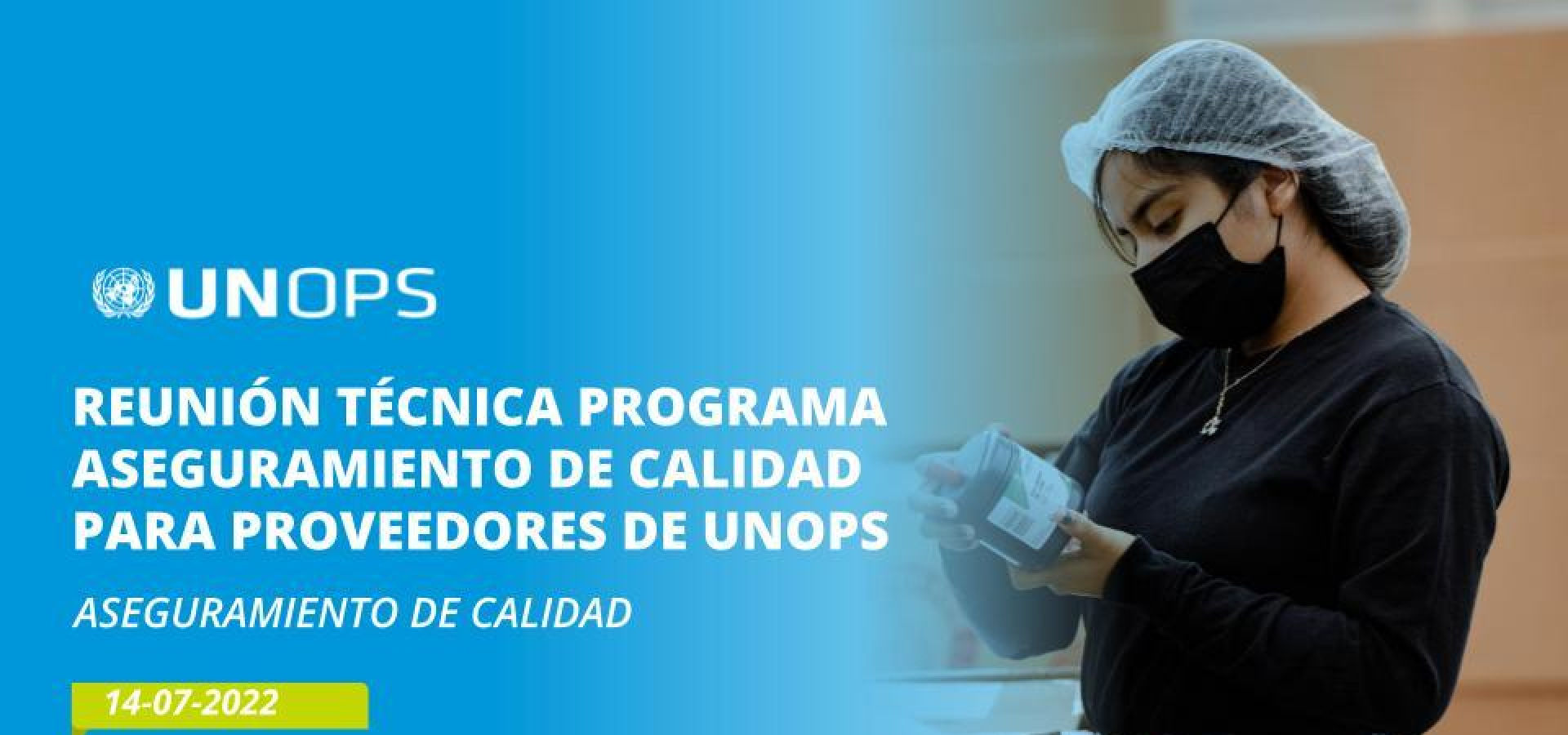 Reunión técnica del programa de aseguramiento de calidad para proveedores de UNOPS