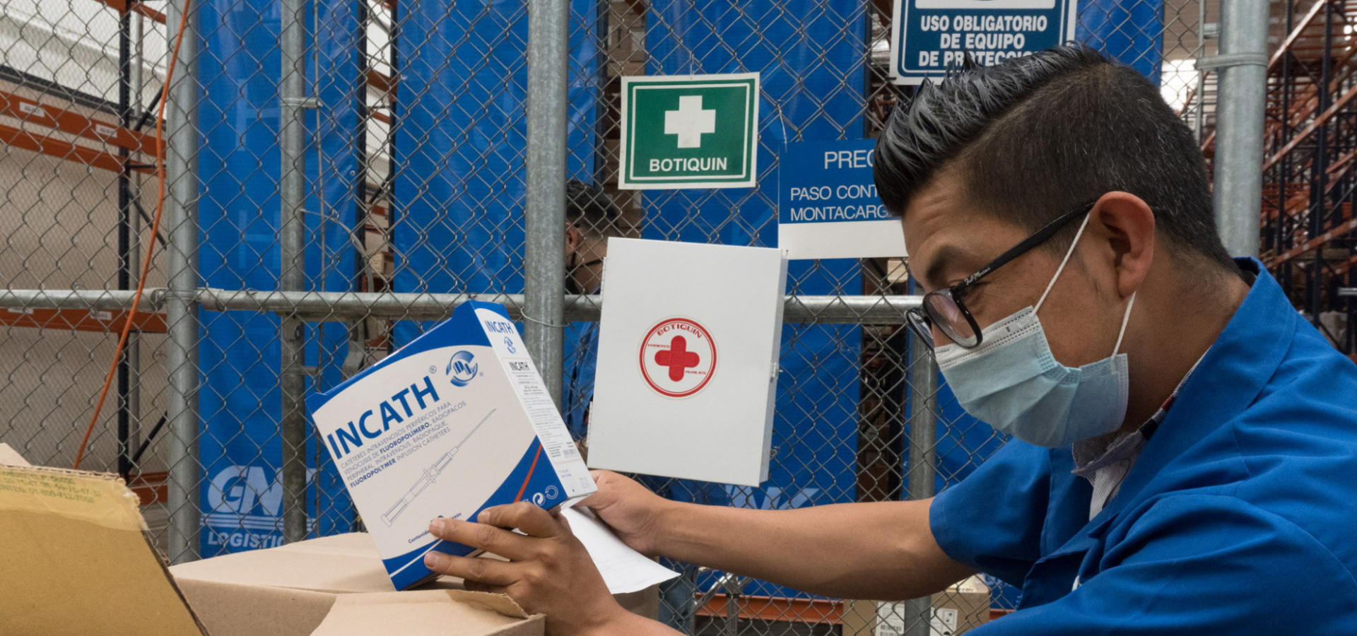 Lugar de entrega: operador GNK. Medicamentos. 01 de abril 2022