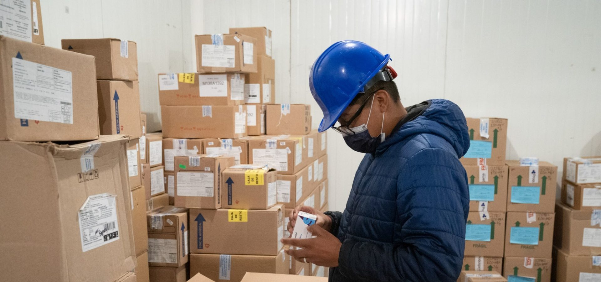 Lugar de entrega: operador logístico Vantage. Medicamentos. 3 de mayo 2022.