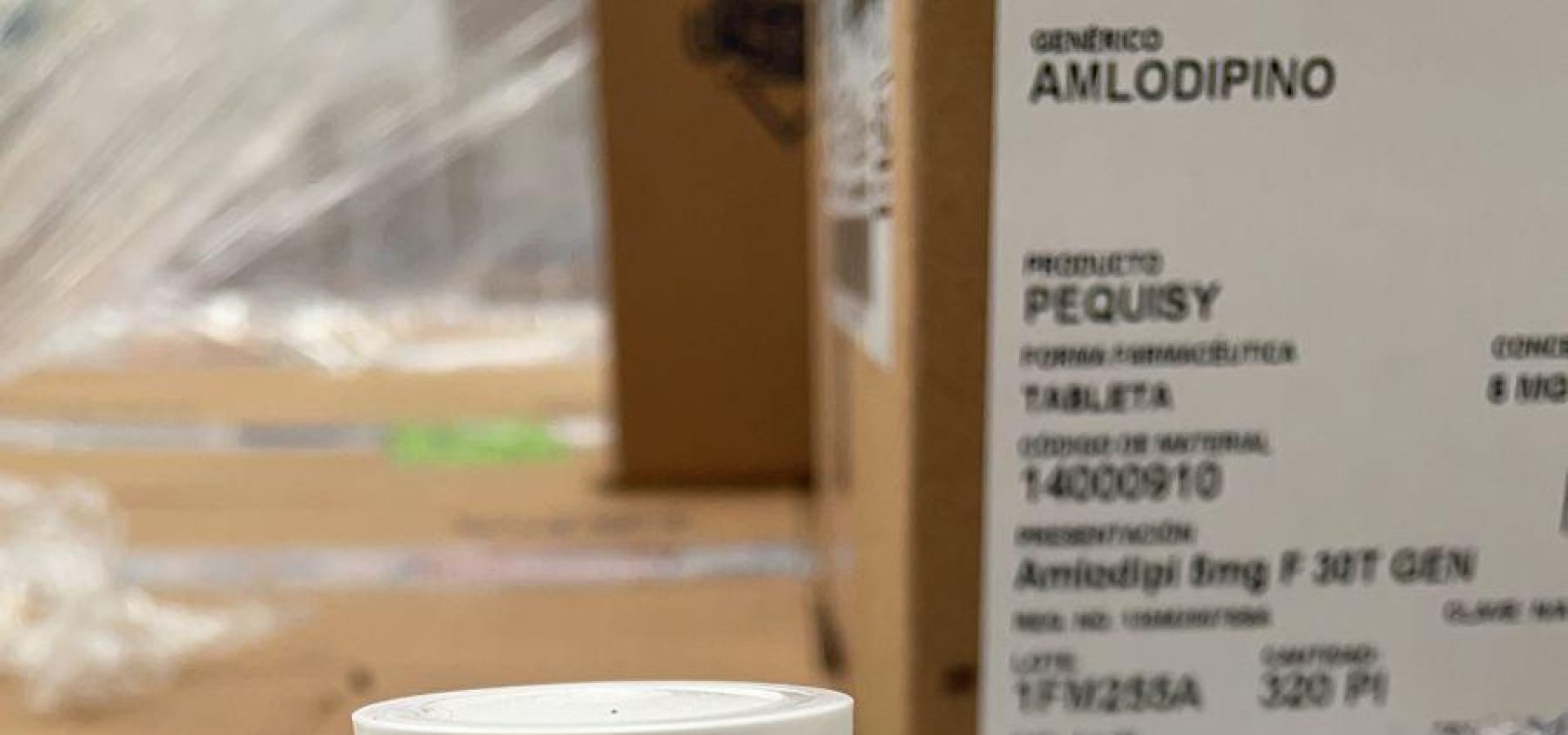 Lugar de entrega: operador logístico ISSSTE. Medicamento: Amlodipino, Nadroparina cálcica,Viazyl. Fecha: 12 de julio 20...