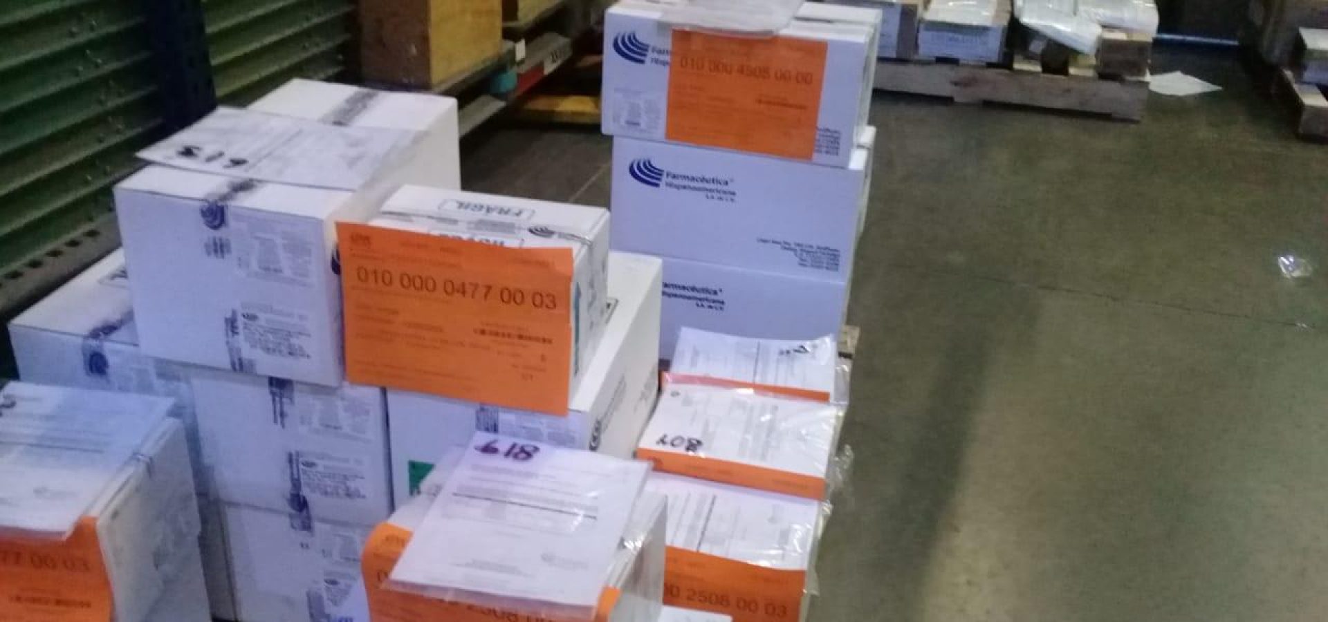 Lugar de entrega: operador logístico GNK. Medicamentos: Fluticasona vilanterol, Maraviroc, Solución hartmann, Dipropion...
