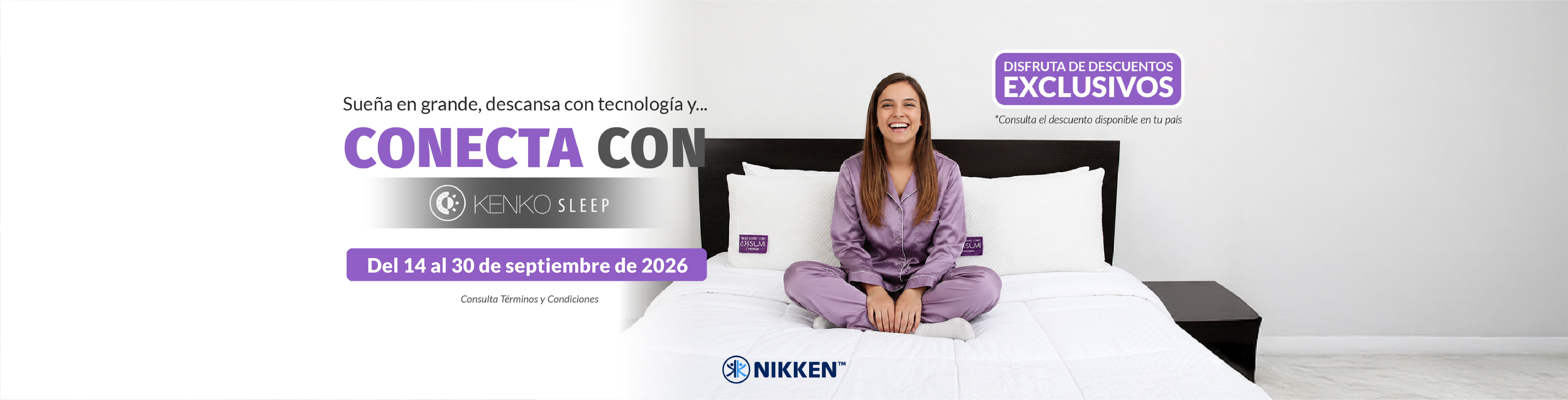 Con&eacute;ctate con Kenko Sleep