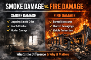 Smoke Damage vs. Fire Damage