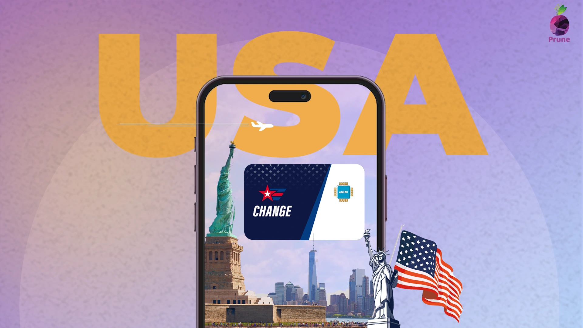 USA eSim: Connect Better with Prune