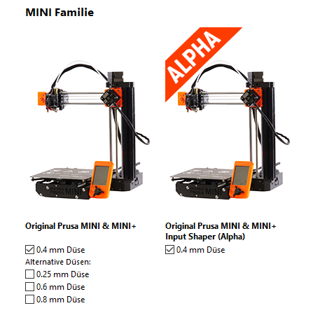 Lets start: Acc and vels for the Mini (IS) – Input Shaper (MINI) – Prusa3D  Forum