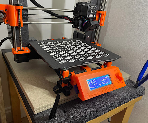 Orignal Prusa with Custom Texture Build Plate