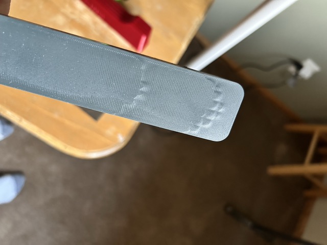 underside of PETG print