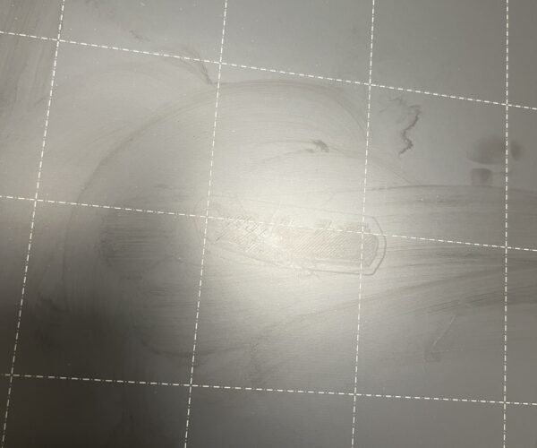 New bed sheet where the pla was printed 