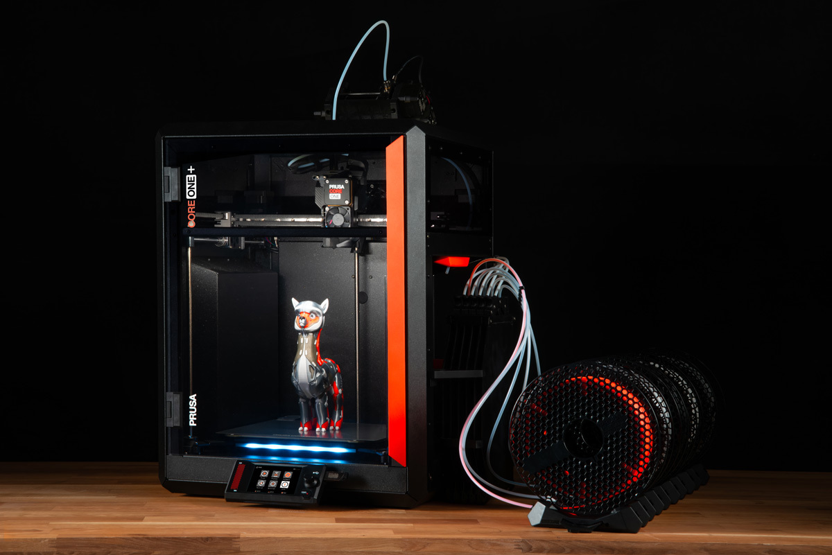 Prusa MMU3 unit for multi-material printing