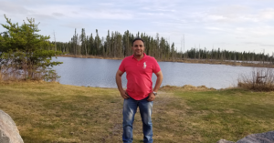 Farhad Niknam at the lake