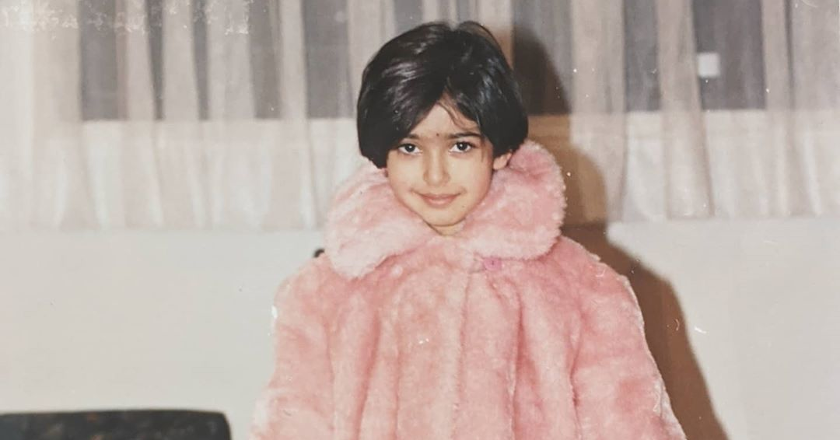 Negar Borghei as a child